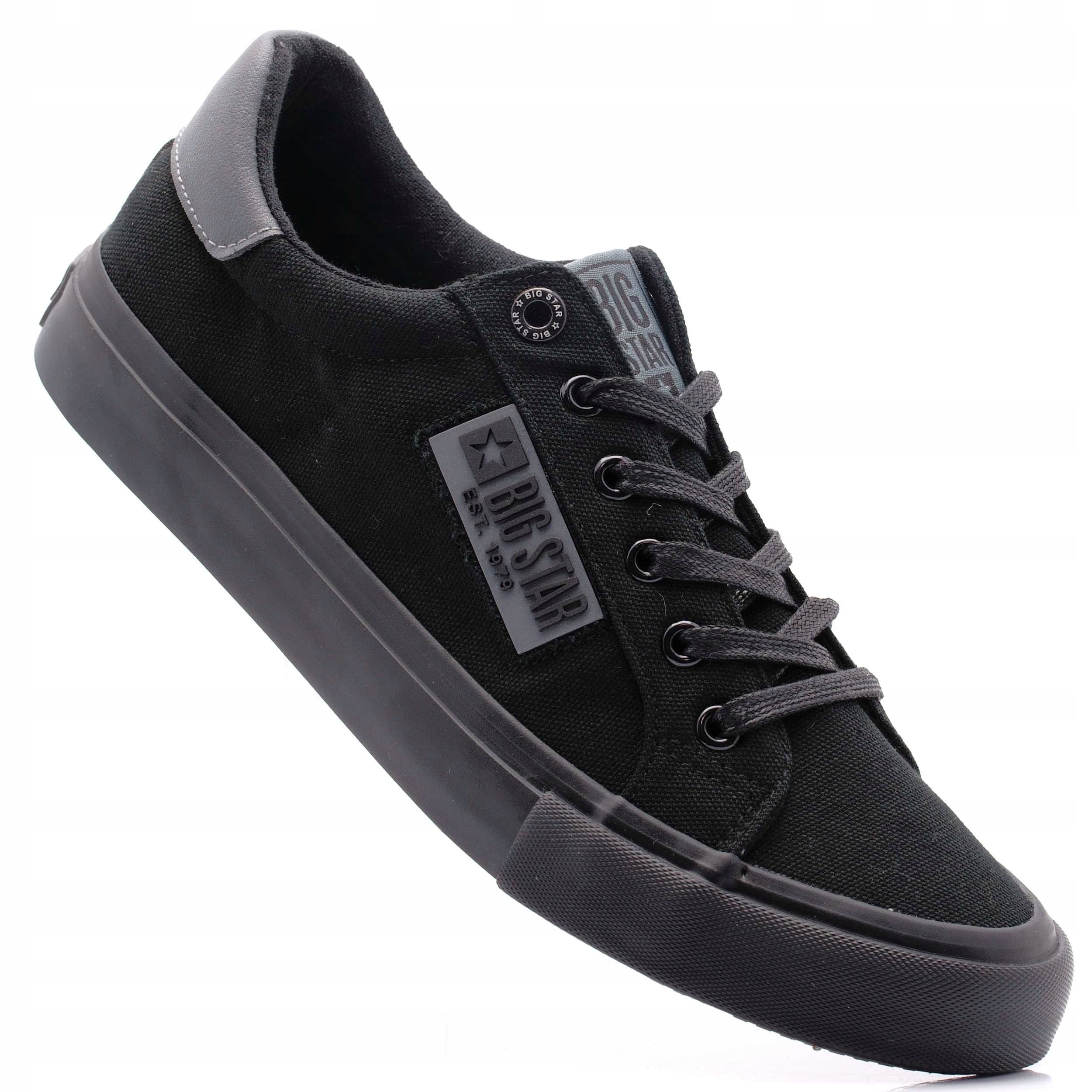 

Big Star JJ174257 Trampki Klasyczne All Black 42