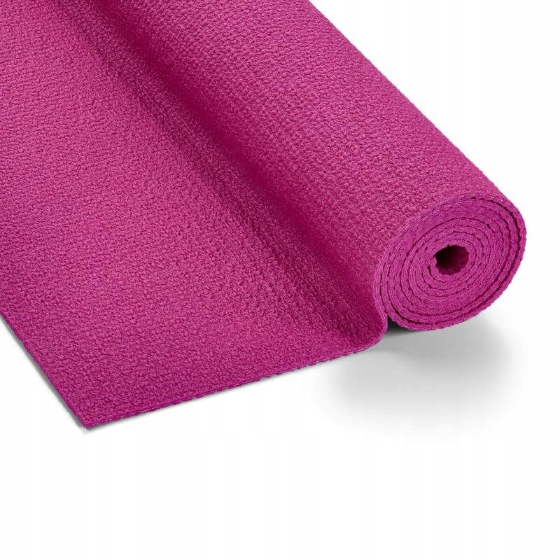 Mata do jogi Kurma Extra antypoślizgowa 4,6 mm malinowa 185x60 cm