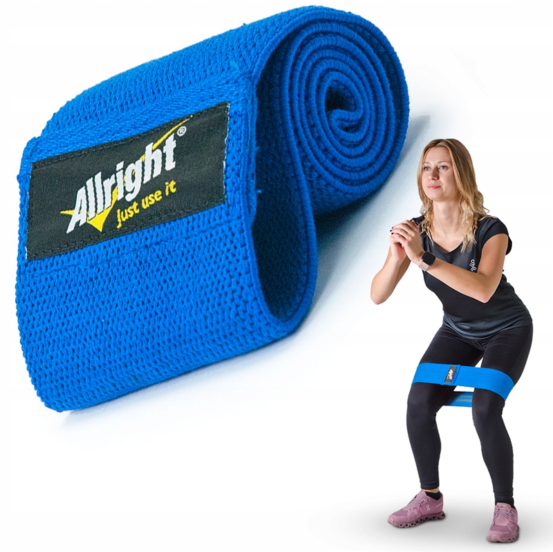 Taśma Hip Band Niebieska r.M 76x8cm Allright