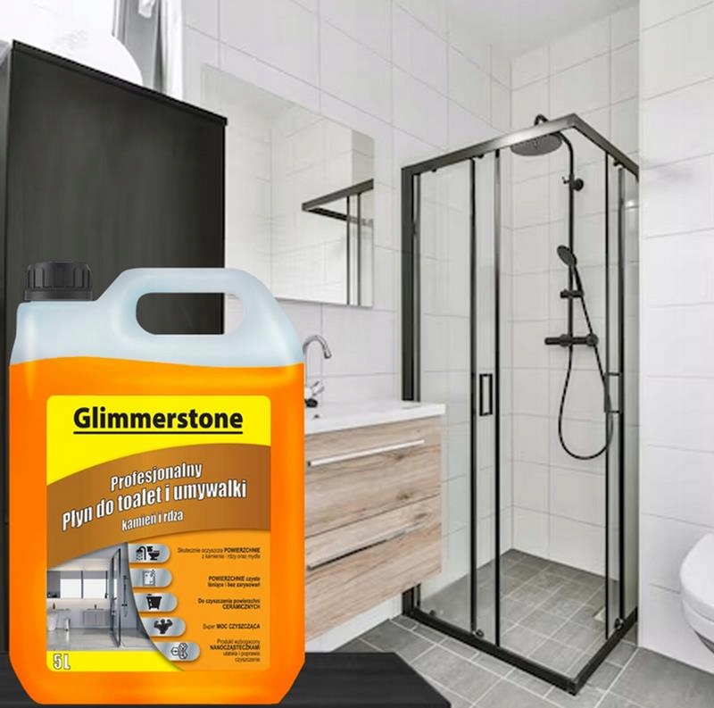 Płyn do WC TOALET KAMIEŃ i RDZA do umywalki 5L DEN Stan opakowania oryginalne