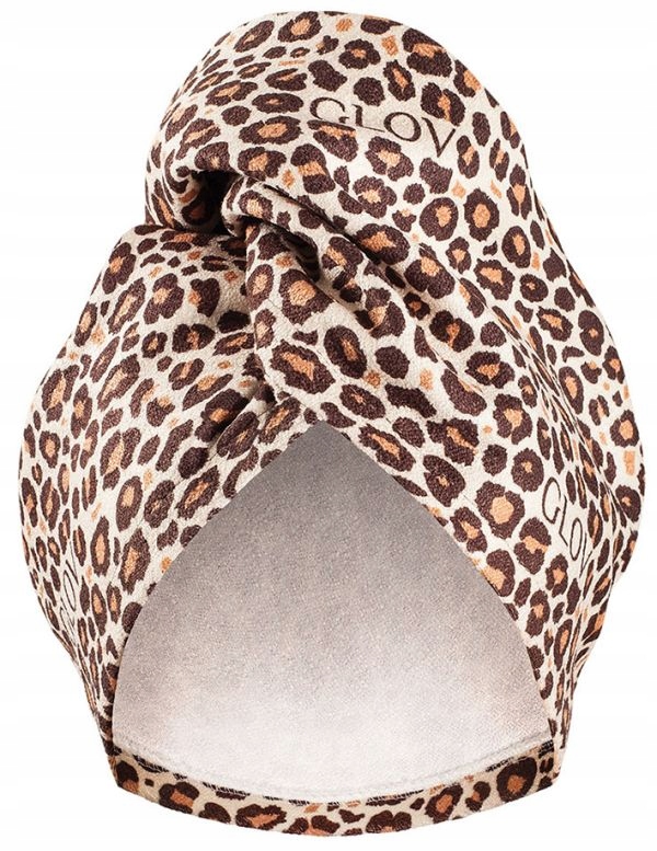 Glov Wrap Soft Turban Na Vlasy Cheetah