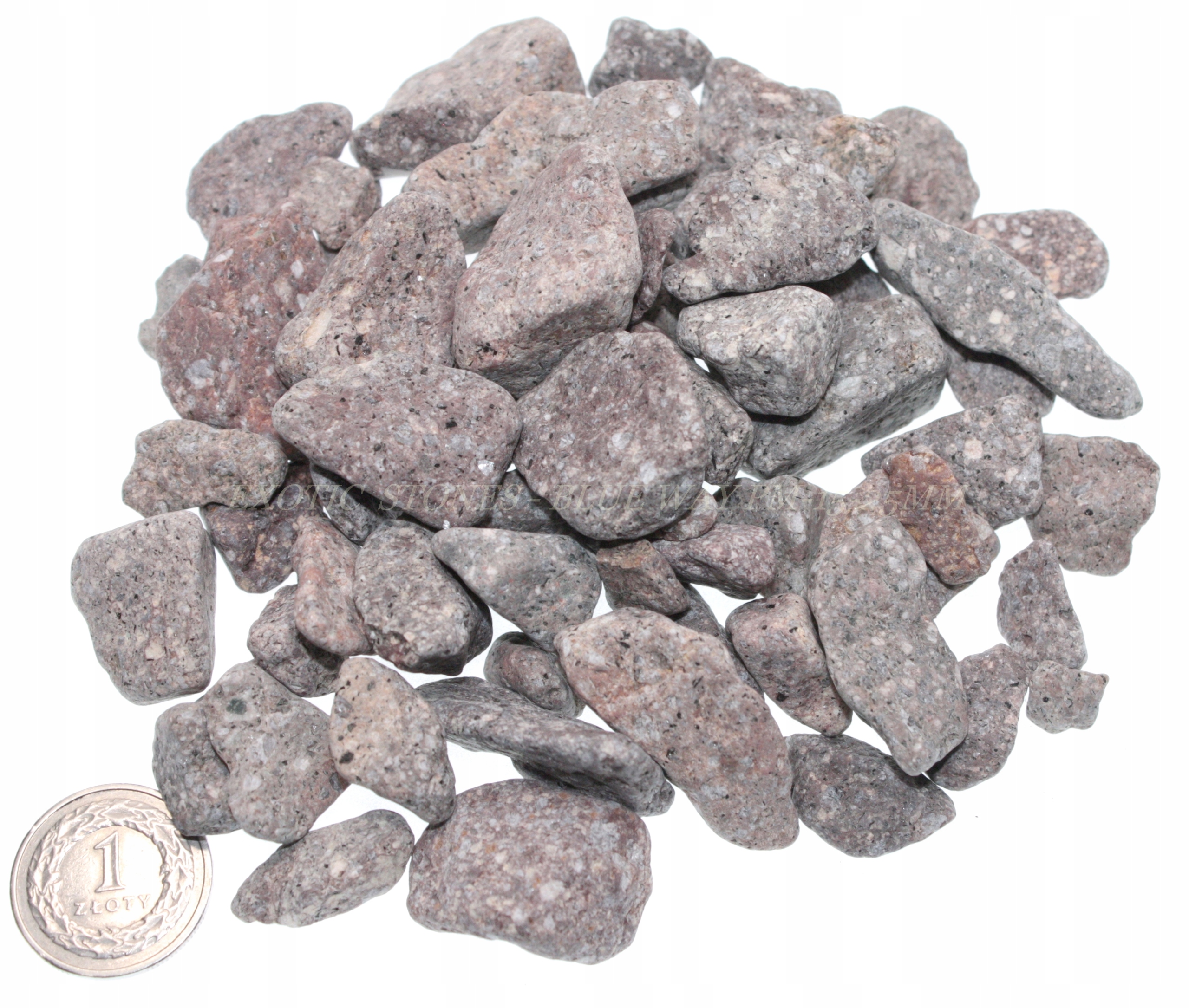 Hnědý zahradní oblázek matný, láva, 1-2 cm, 24 kg