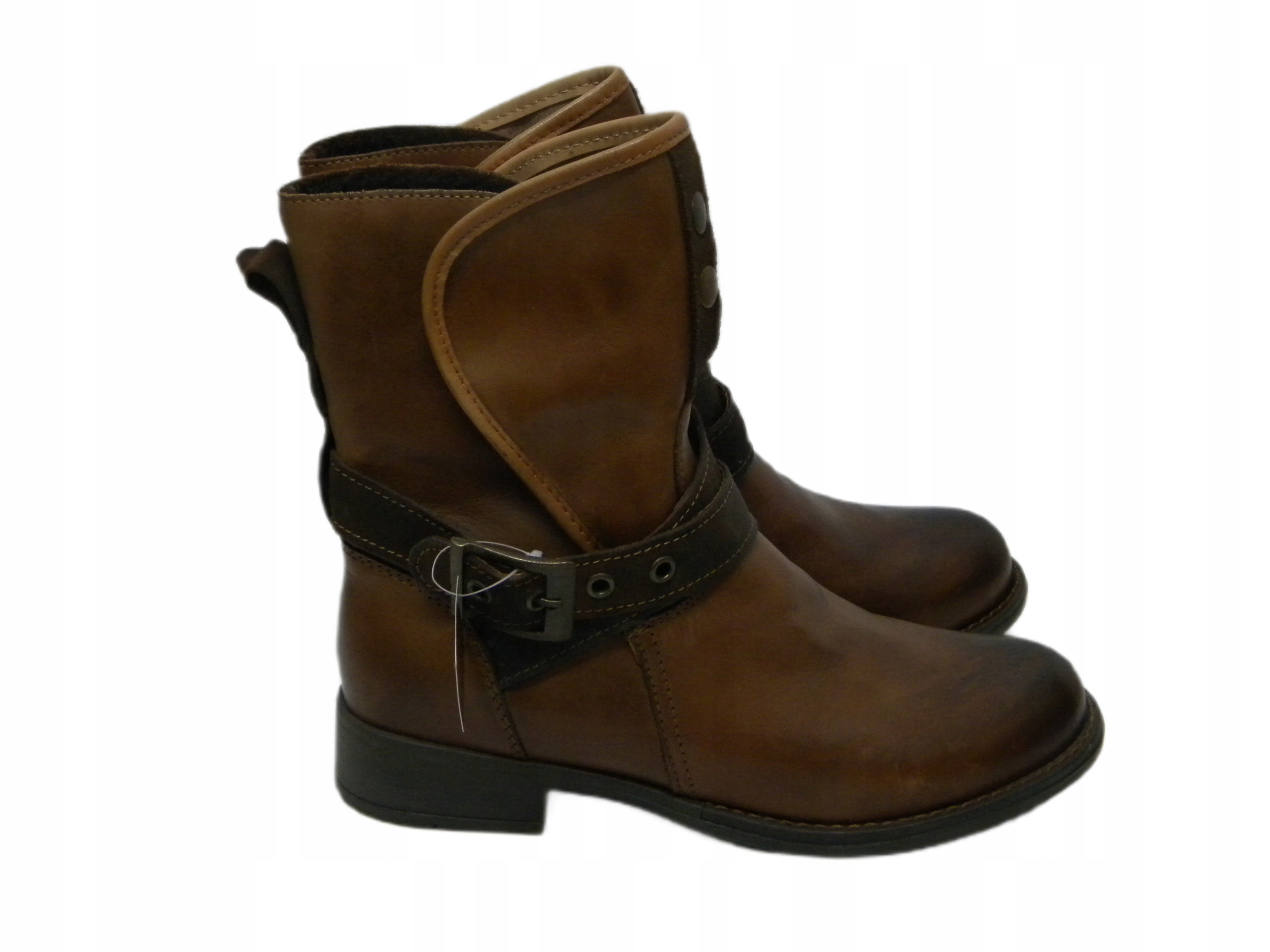 Botki damskie GREGOR skóra ocieplane 40