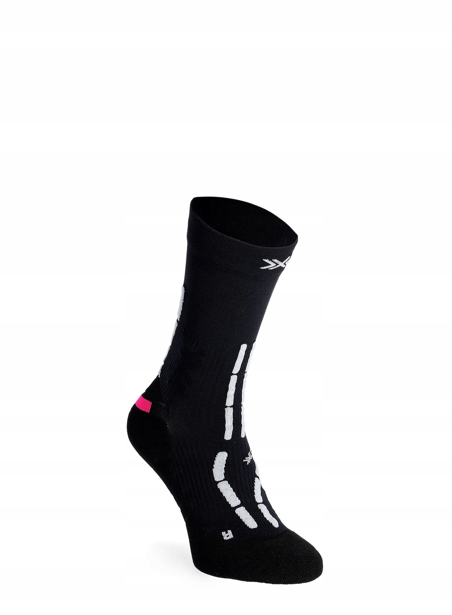 Ponožky na běhání X-Socks Trail Anatomix Crew x black/x white 42-44