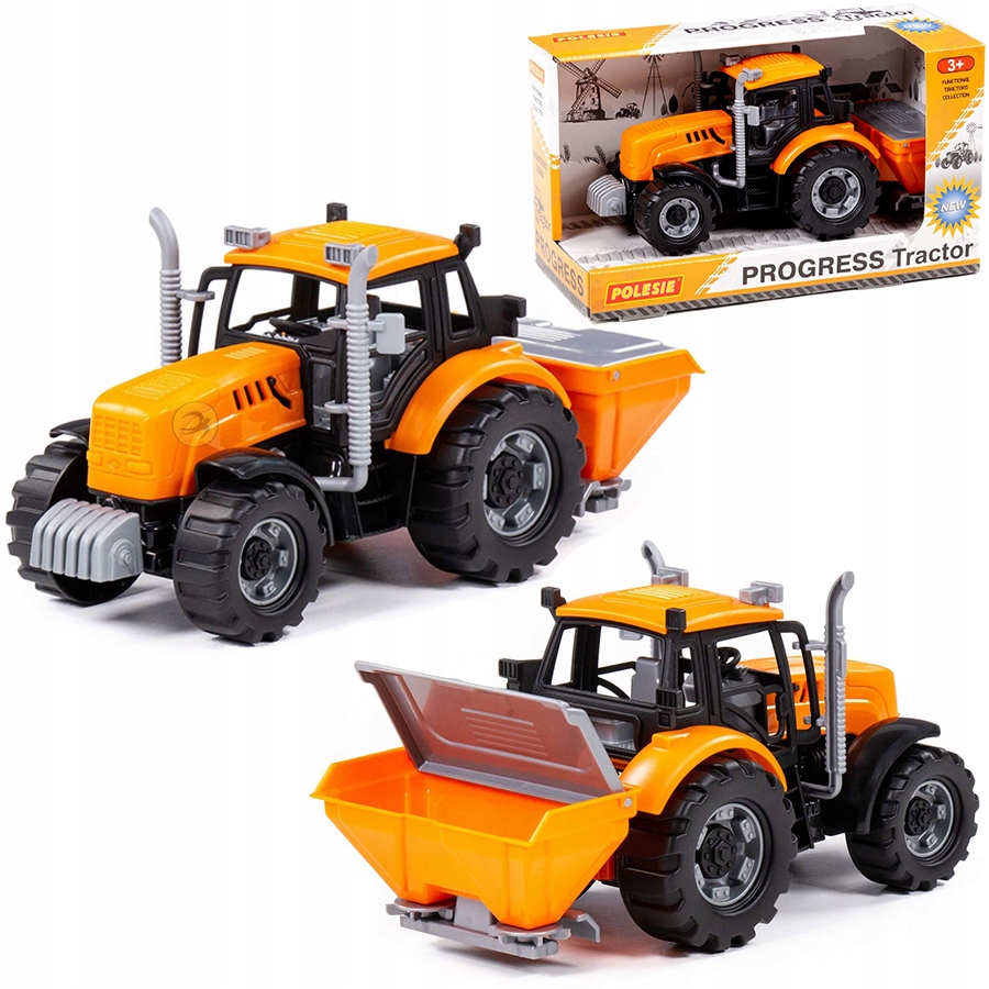 

Traktor Z Siewką Siewnikiem Maszyną Rolniczą Ciągn