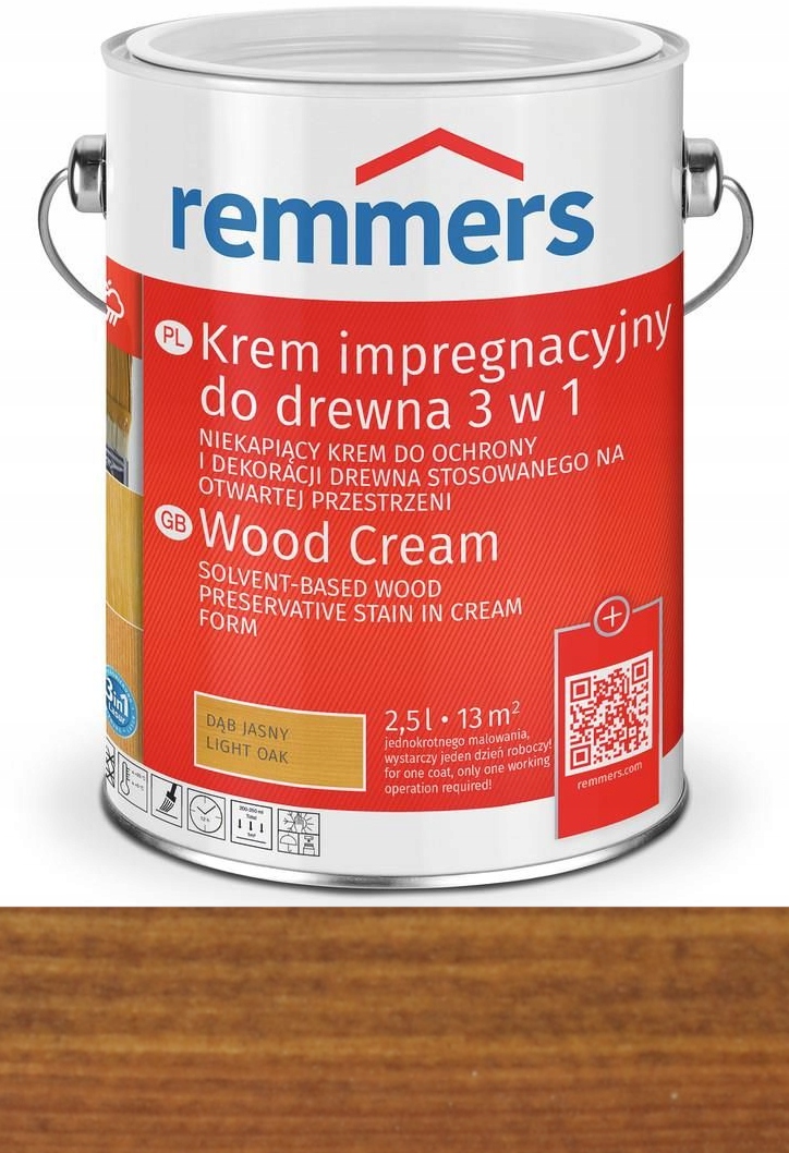 

Remmers impregnat do drewna krem 5L Orzech