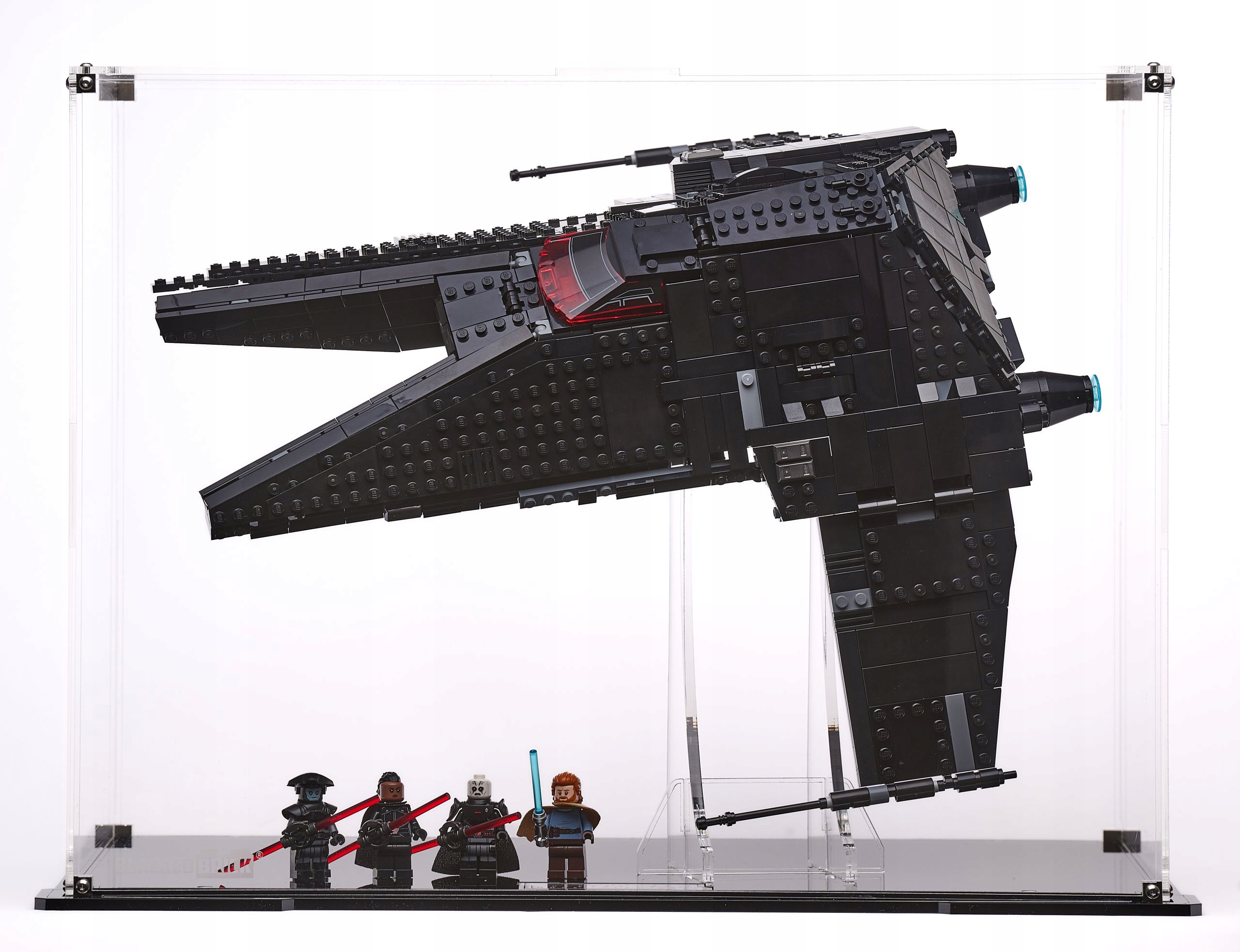 Vitrína Blacked Brick pre Lego Star Wars 75336 Transporter Scythe