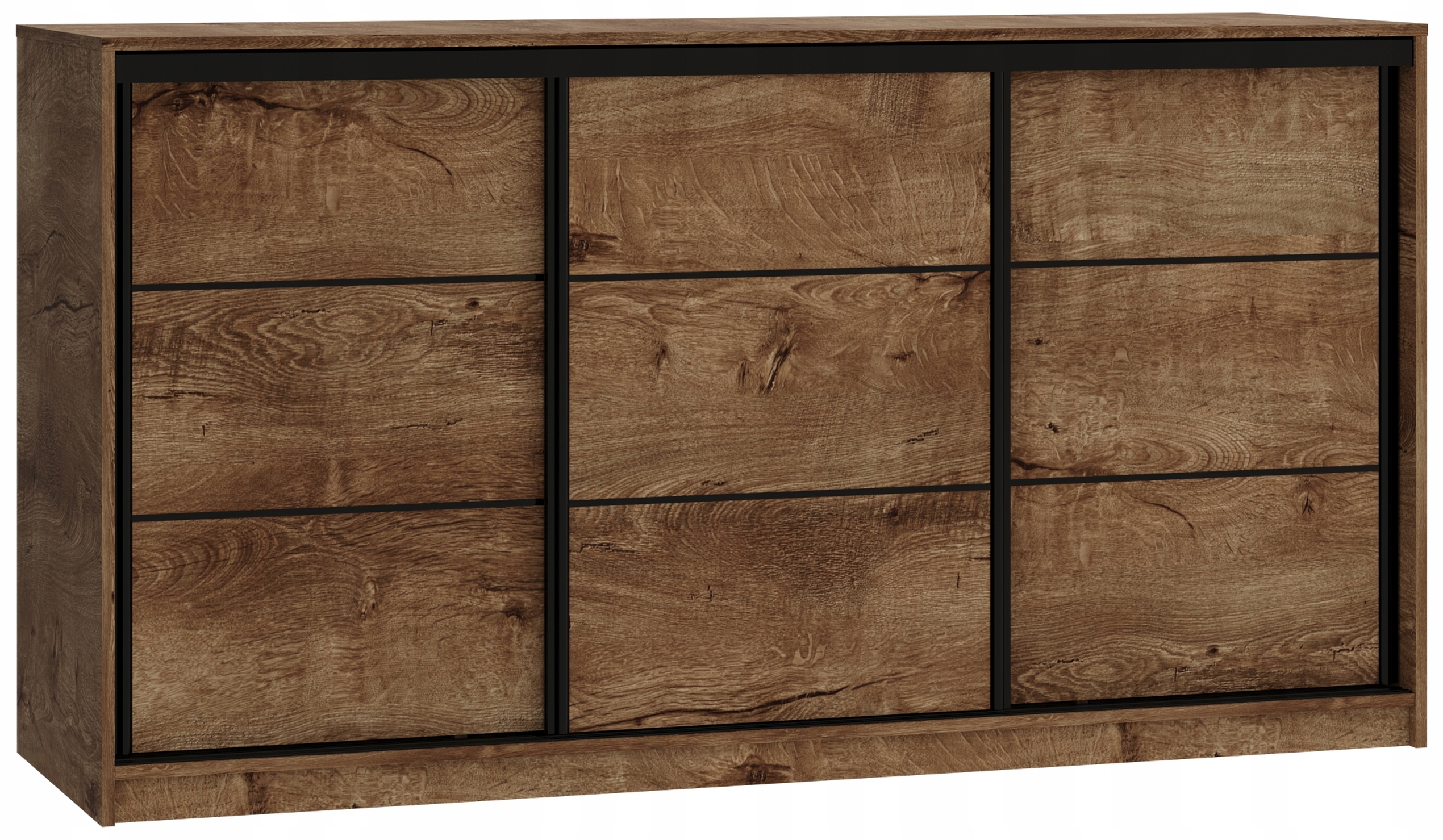 Комод дуб LEFKAS LOFT 180 см раздвижной шкаф