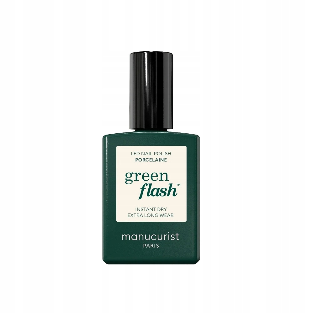 Manucurist Green Flash Nail Polish lak na nehty Porcelaine 15 ml