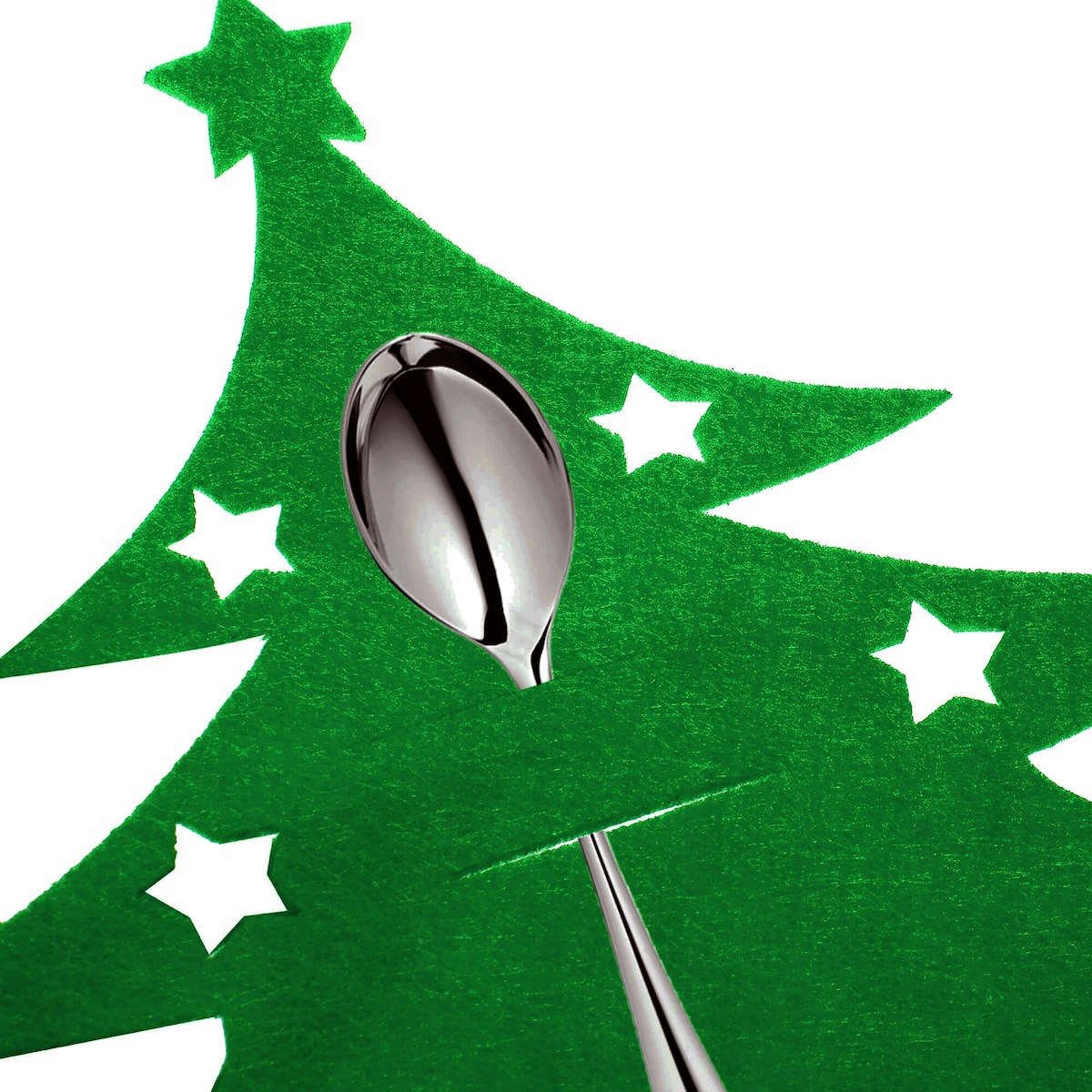 POKROWCE NA SZTUĆCE ETUI ŚWIĄTECZNE FILCOWE STÓŁ 10szt KOMPLET FILC ŚWIĘTA Kod producenta 5xCA1224