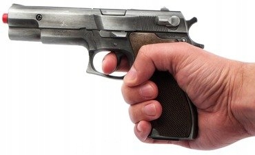 METALOWY PISTOLET na Kapiszony GONHER POLICE 45/1 Materiał metal plastik