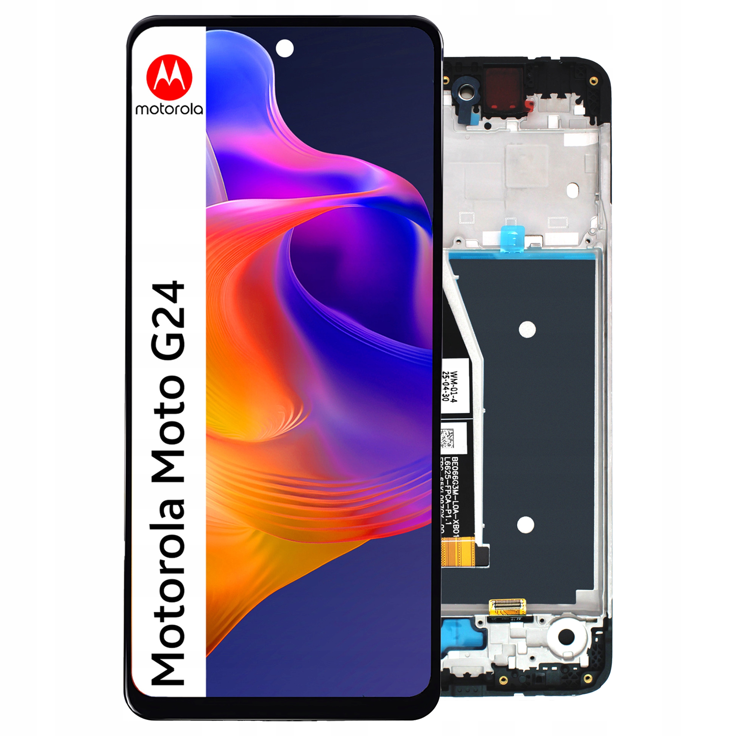 XT2423-3 LCD pro Motorola G24 Displej Rámeček Matrix