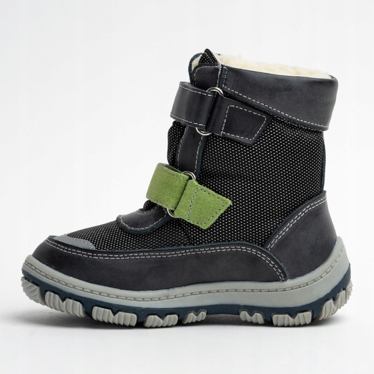 Śniegowce zimowe SKÓRZANE wygodne OCIEPLANE lekkie WODOODPORNE Sunway Płeć chłopcy