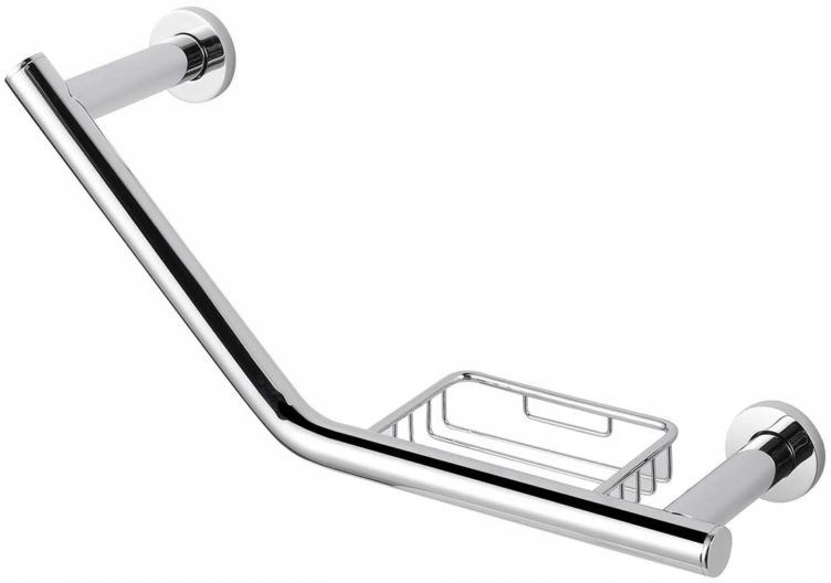 Poręcz do wanny z mydelniczką uchwyt łazienkowy