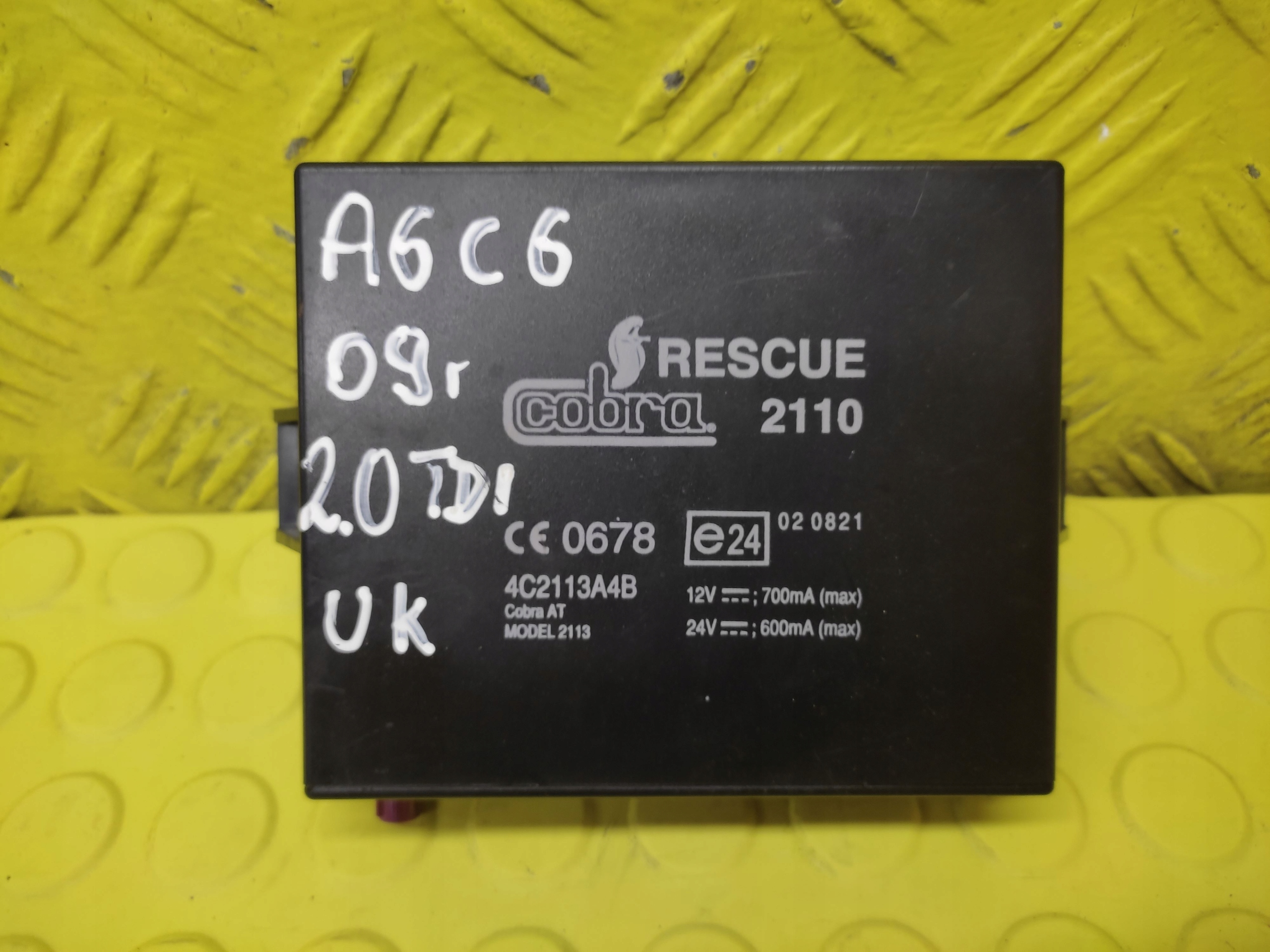 AUDI A6 C6 control unit module 4C2113A4B