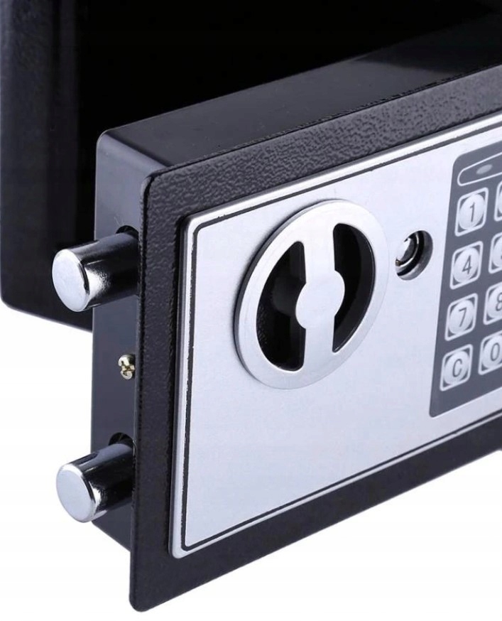 SEJF Domowy na Pieniądze Broń Klucze Ścienny mini mały Kasa Pancerna Waga 1 kg