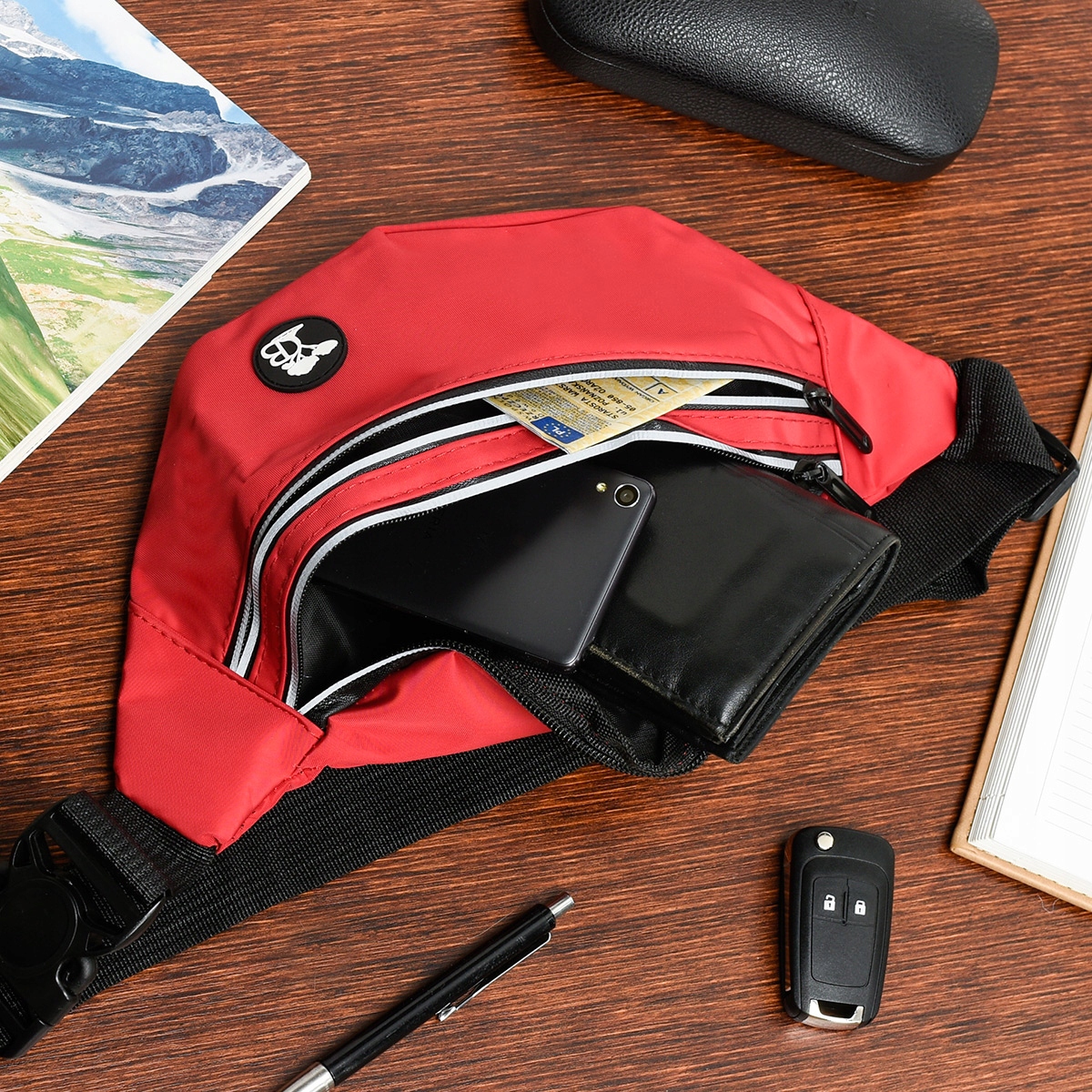 Saszetka nerka wodoodporna wytrzymała pojemna na pas biodrówka Beltimore Płeć mężczyzna