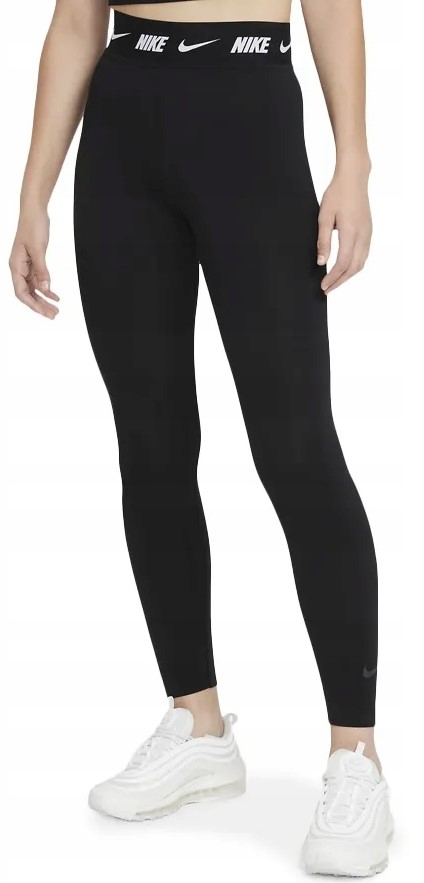 Legginsy Getry Sportowe Nike R L 173 M Czarne Damskie Wysowki Stan