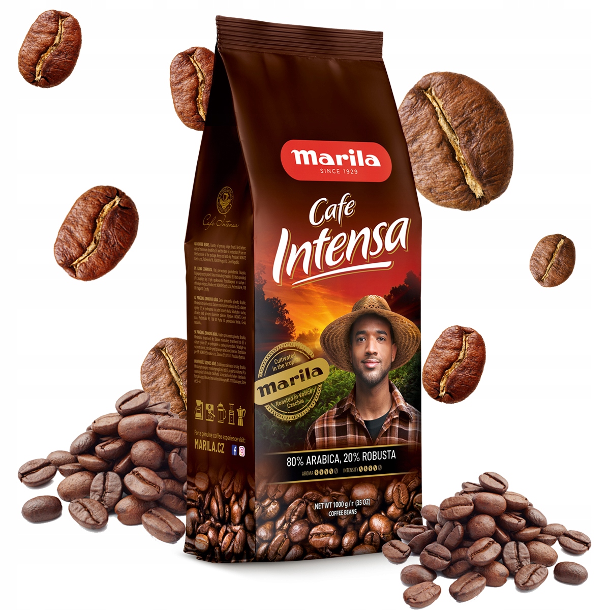 Kawa Intensa 1kg 80% Arabica z palarni Marila