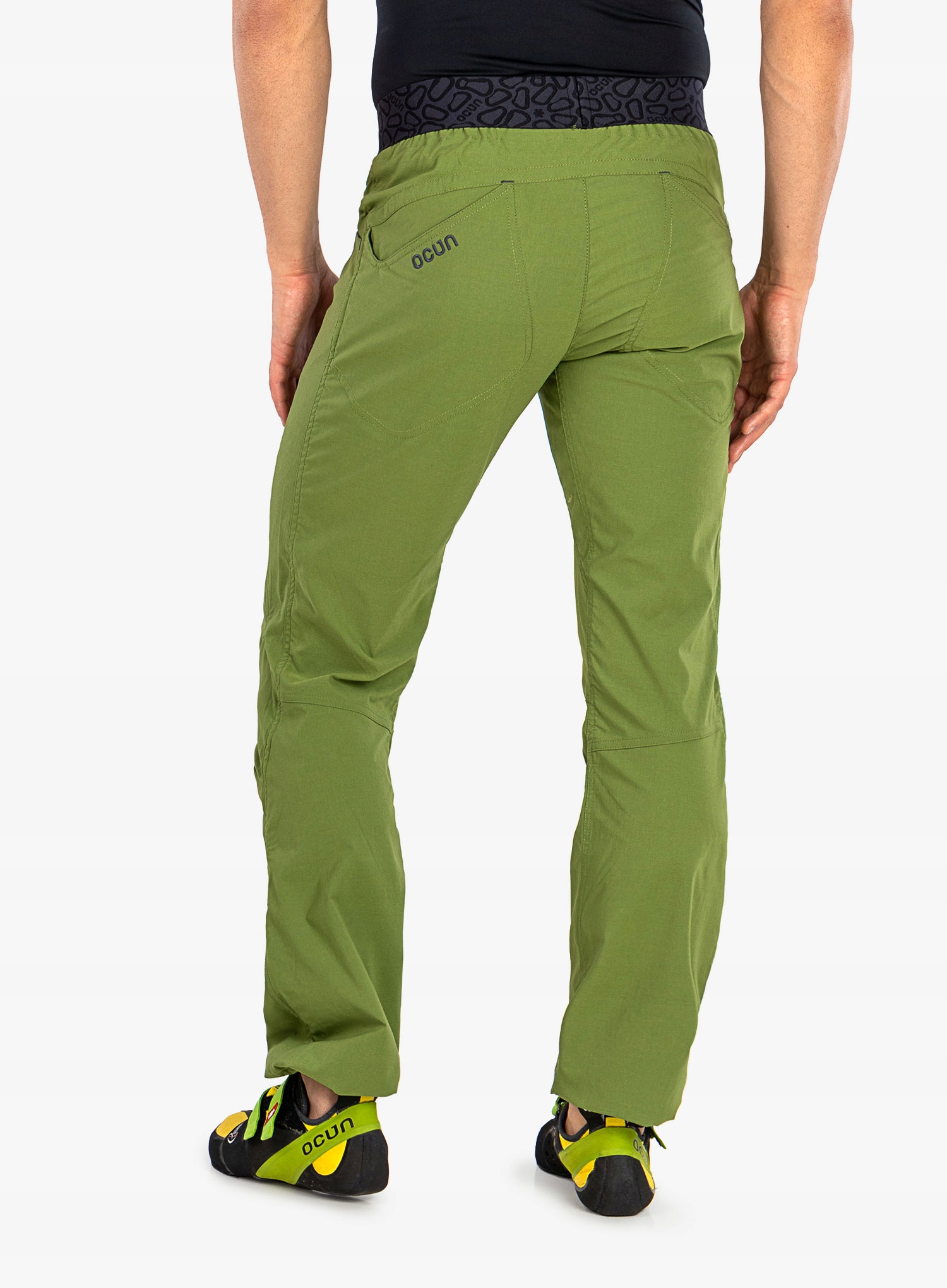 Spodnie wspinaczkowe Ocun Mania Pants - green lime XXL Płeć mężczyzna