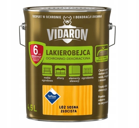 Vidaron Lakierobejca 4.5L Sosna Zocista