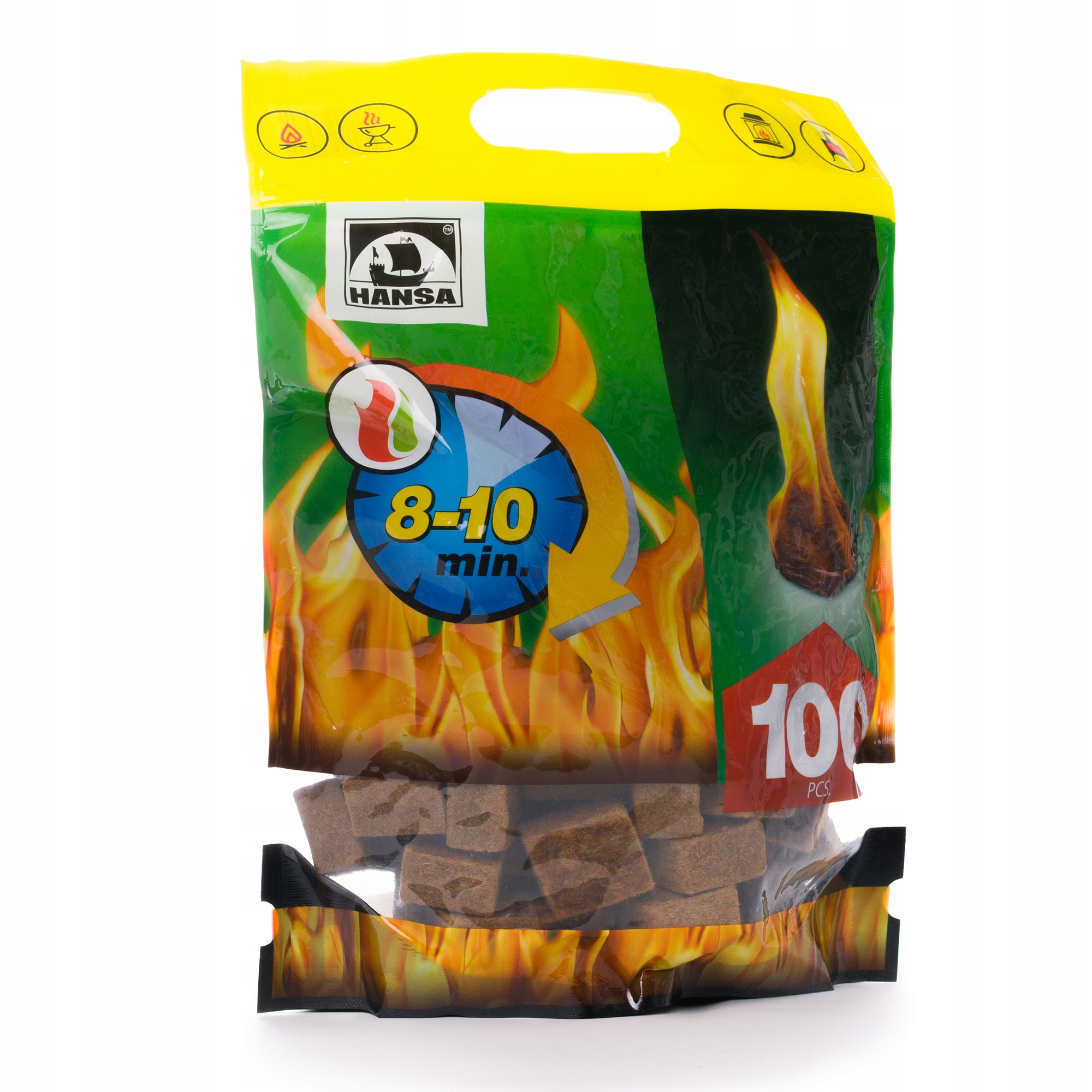Hansa Rozpałka do kominka grilla 100 sztuk