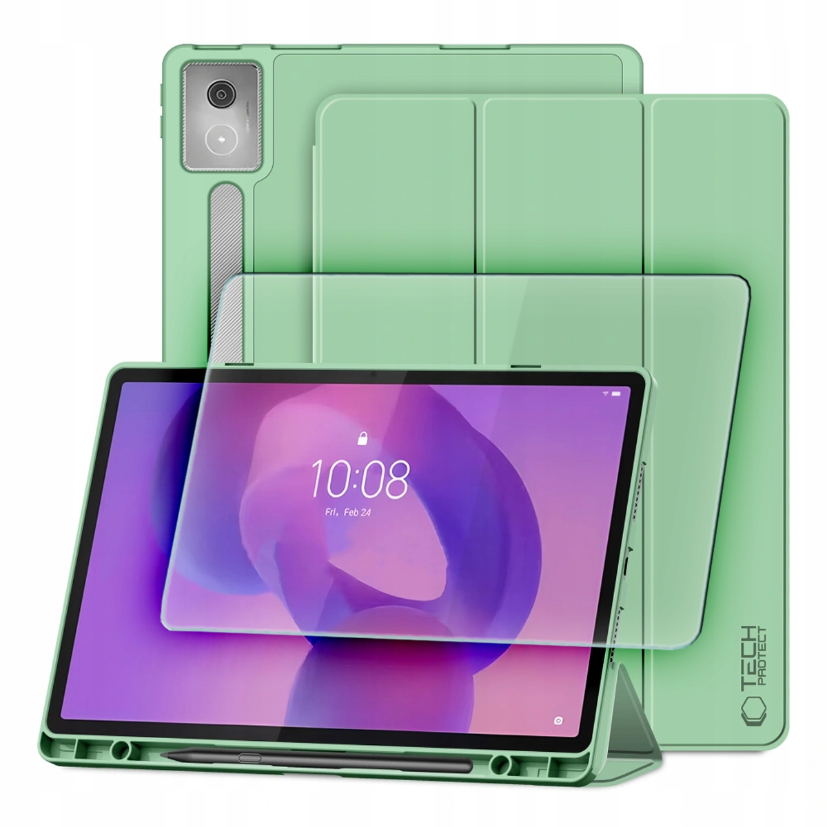 Składane Etui Na Rysik Do Lenovo Idea Tab Pro Pro Mt 12.7 TB-373 Szkło