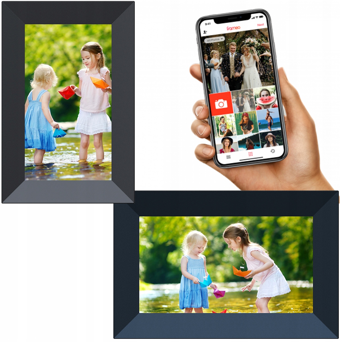 Denver Digitální Fotorámeček Rámeček Na Fotografie 7" Aplikace