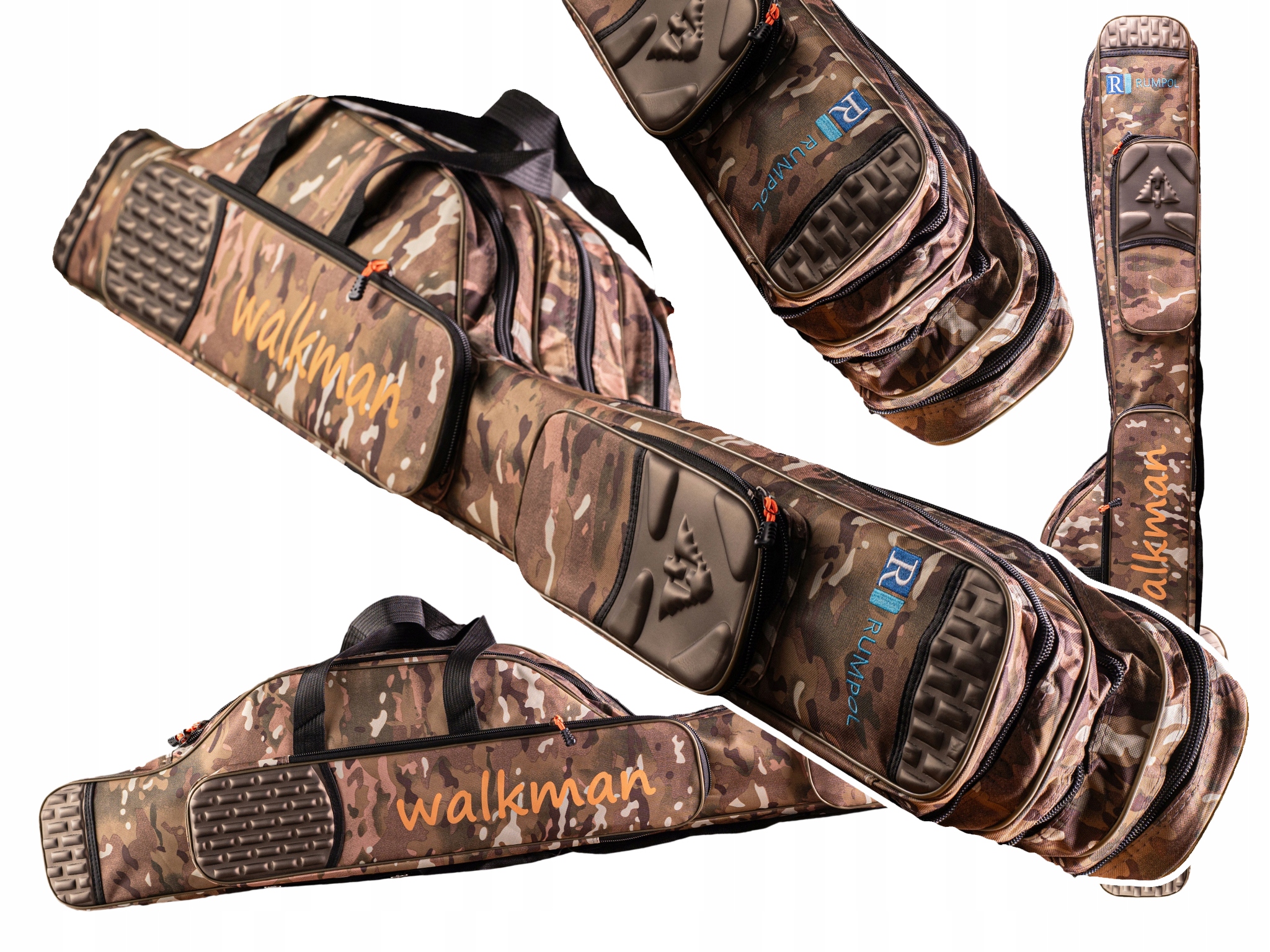 Obal Na Pruty Walkman 150 CM 3 Komory Rumpol Tvrdý, Voděodolný