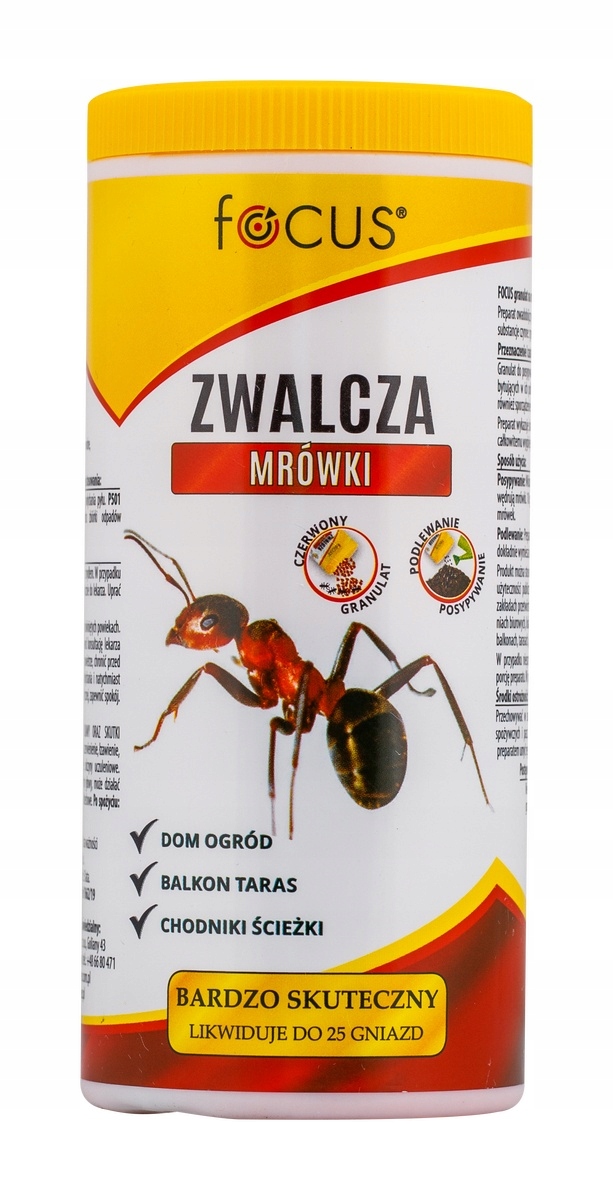 

Focus Proszek Na Mrówki Gniazda Solniczka 100G