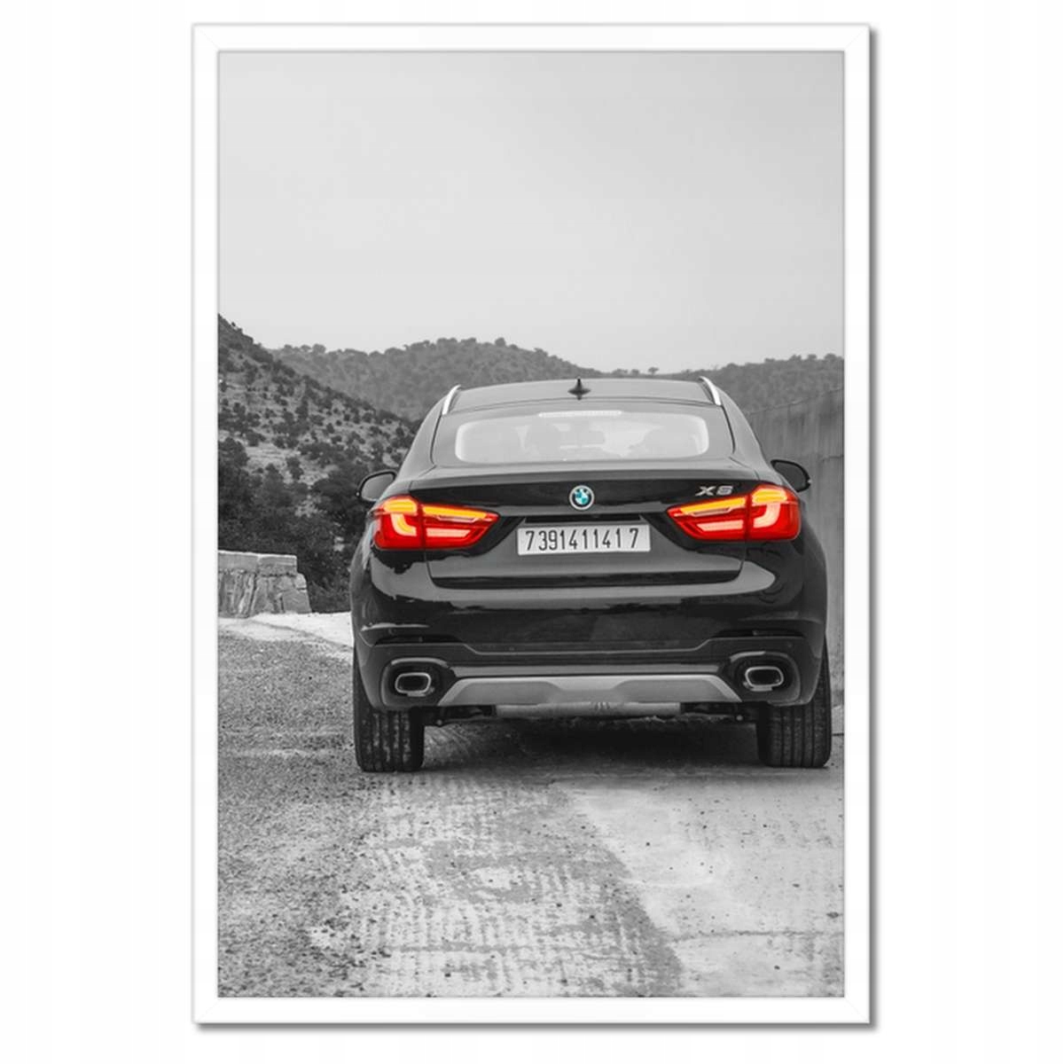 Plakáty v rámu 40x60 Bmw černé X6