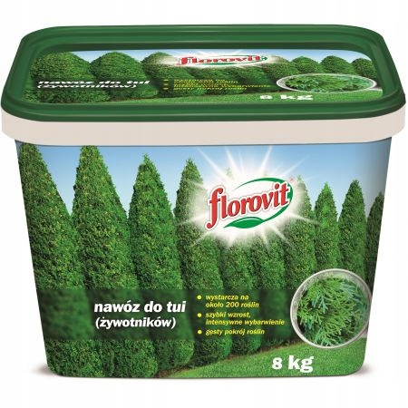 

Florovit Nawóz Do Tui Thui Żywotników Iglaków 8 kg