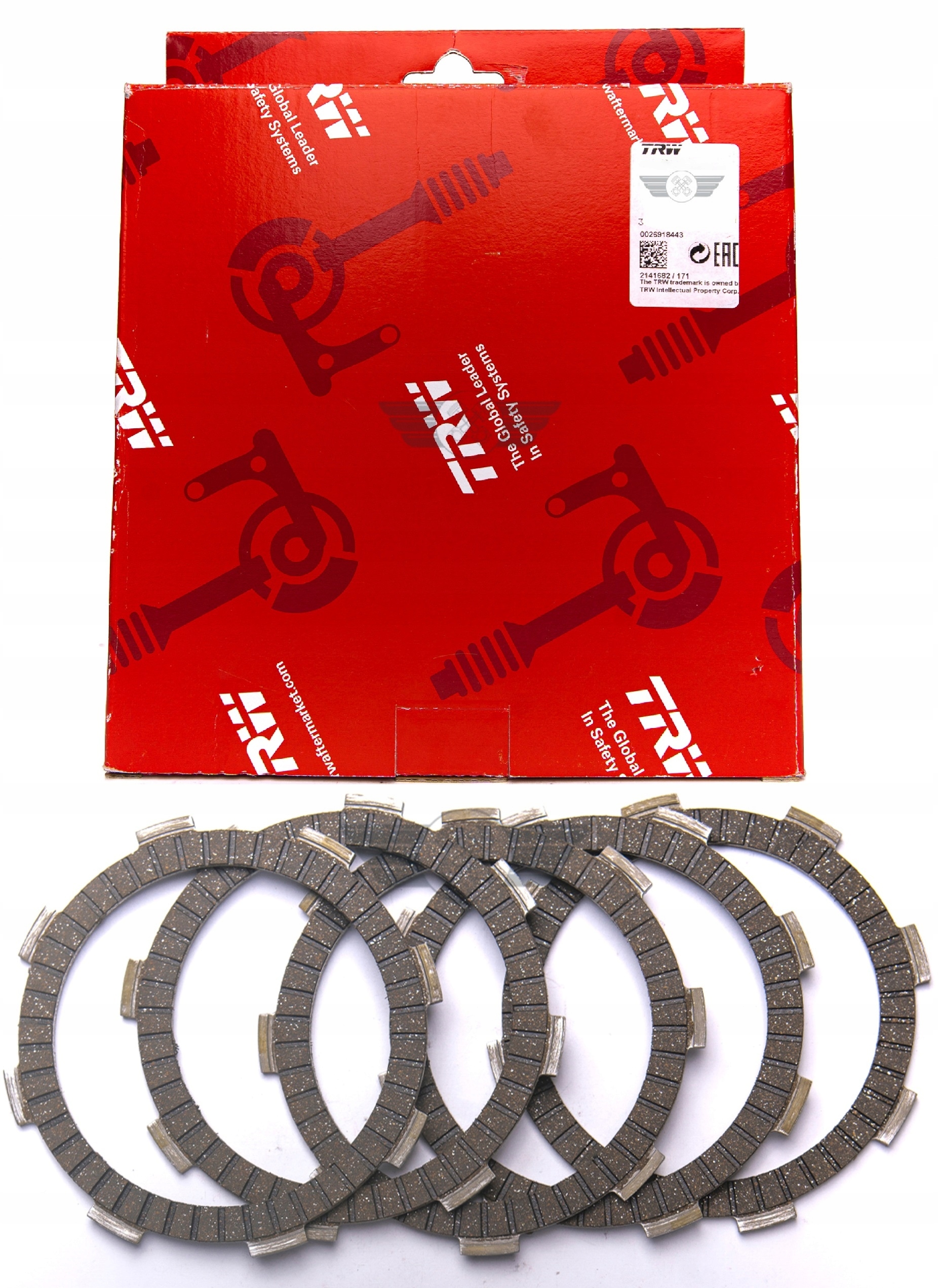 MCC208-8 - ДИСКИ ЗЧЕПЛЕННЯ - EC TRW SUZUKI RM 250 1996-2002
