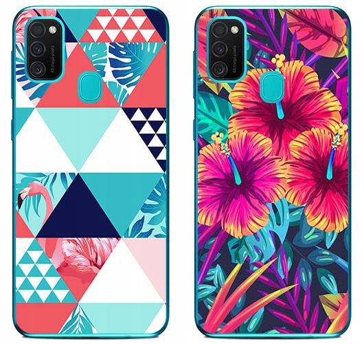 

2 x Etui Silikon Foto Do Samsung Galaxy M21 Szkło