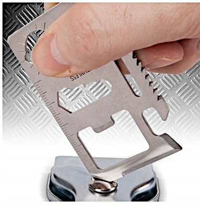 KARTA PRZEŻYCIA PRZETRWANIA NIEZBĘDNIK 11W1 Etui w zestawie tak