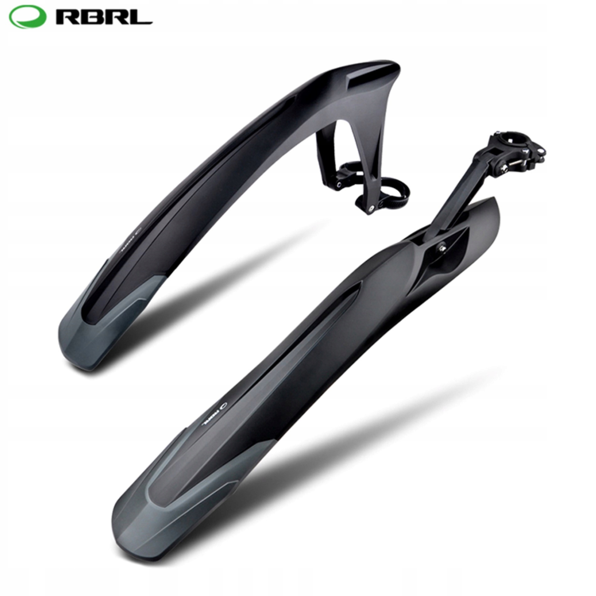 Komplet błotników rowerowych RL-990F/R wytrzymałe błotniki do Mtb, max. 29"