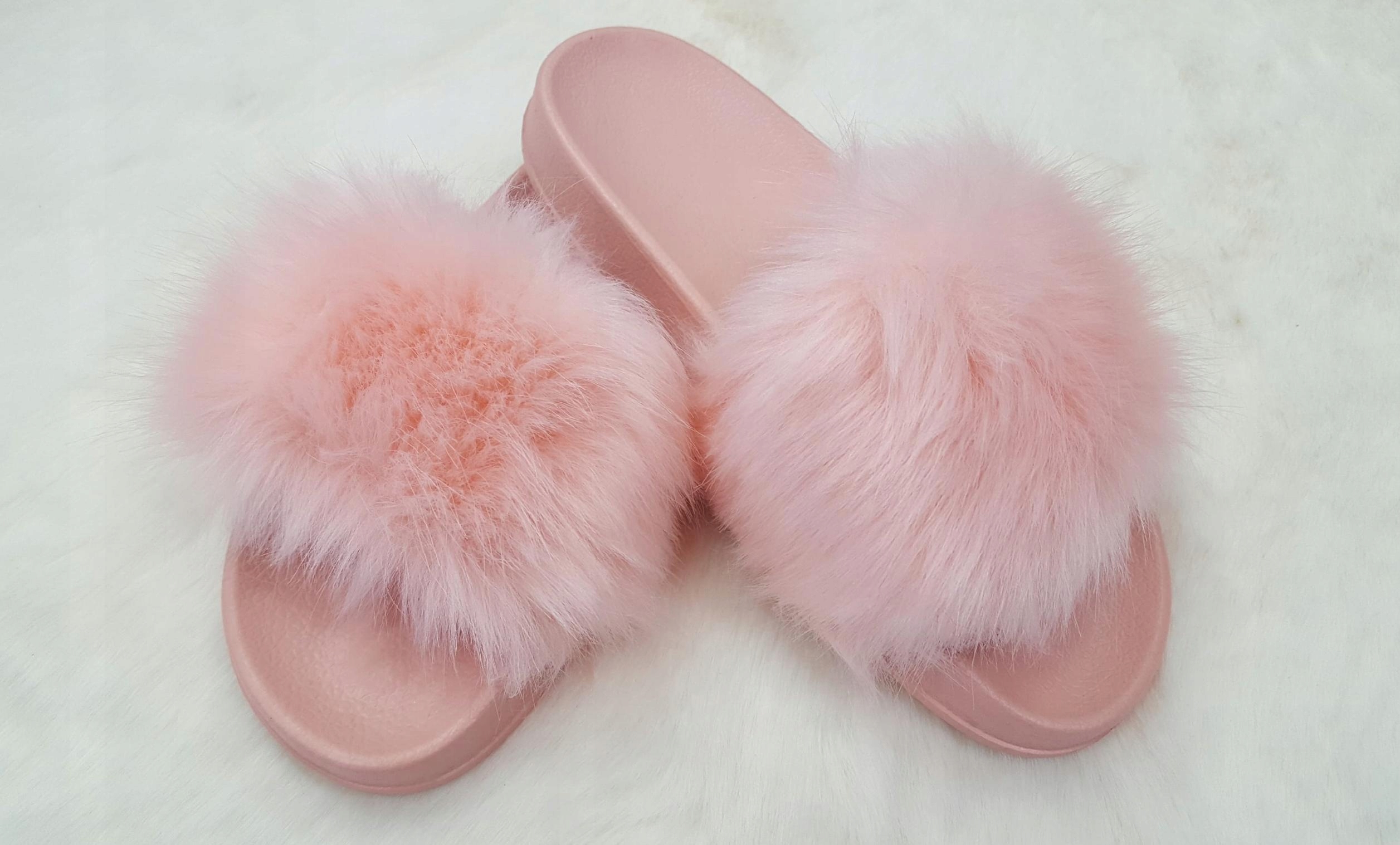 CIEPLUTKIE KLAPKI Z FUTERKIEM RÓŻOWY LIGHT R.39 Długość wkładki 24.5 cm