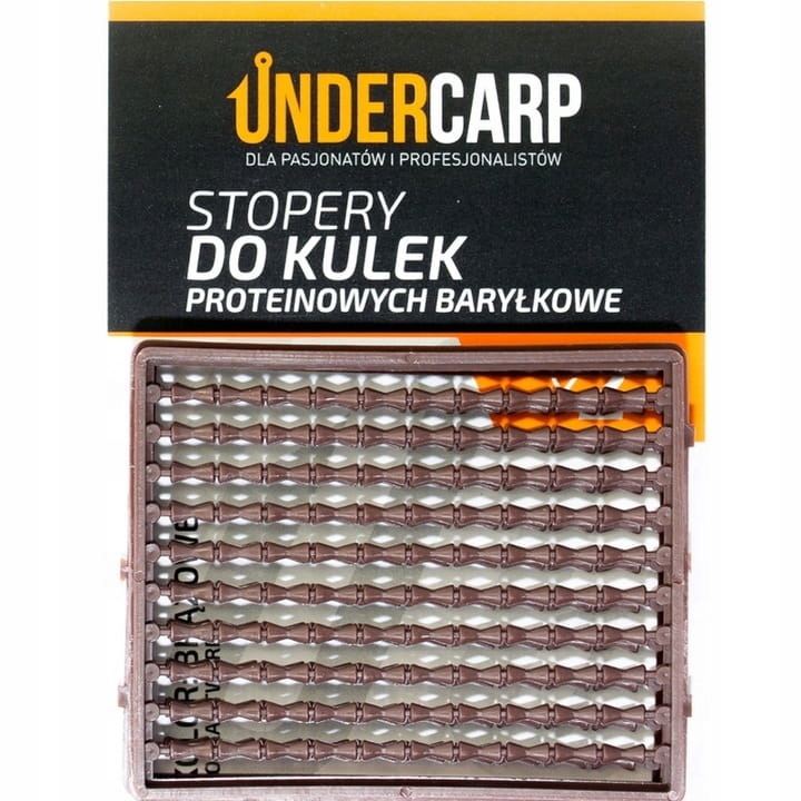 UnderCarp Stopery do Kulek Baryłkowe Twarde Brązowe