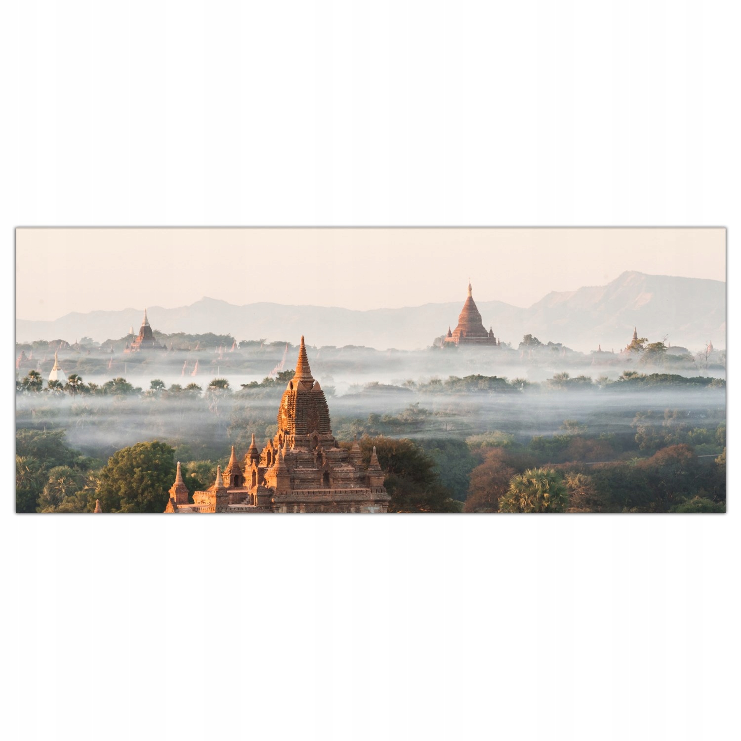 

Hartowany Obraz Szklany Bagan Wschód Słońca 125x50