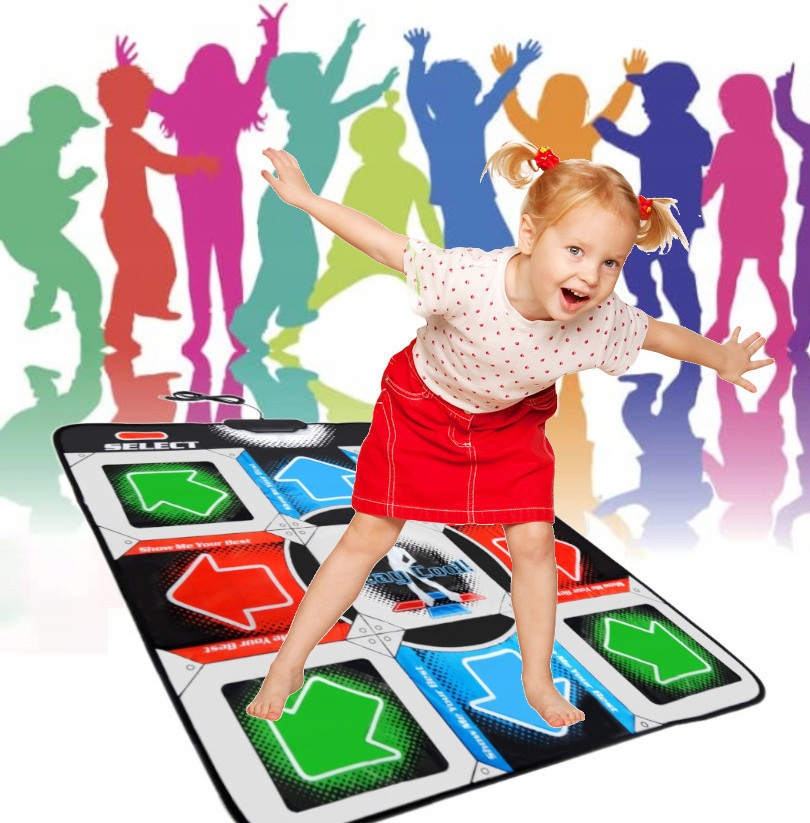 MATA DO TAŃCA DLA DZIECI DO TAŃCZENIA KOMPUTER PC GRA USB CD STEPMANIA PL Marka Stator