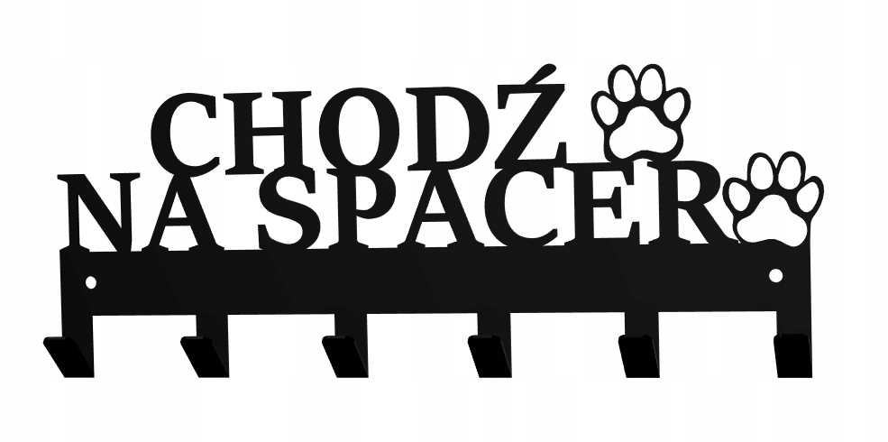 

Wieszak na smycze ubrania Chodź Na Spacer loft