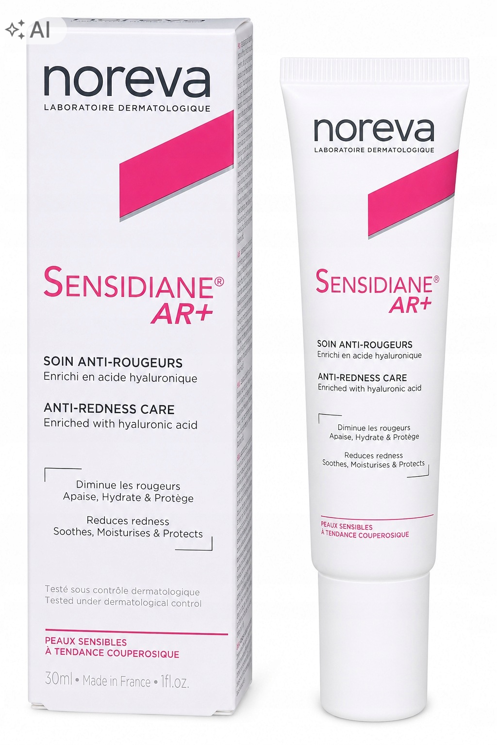 Noreva Sensidiane Ar+ Krem Na Zaczerwienienia Do Skóry Wrażliwej 30 ML