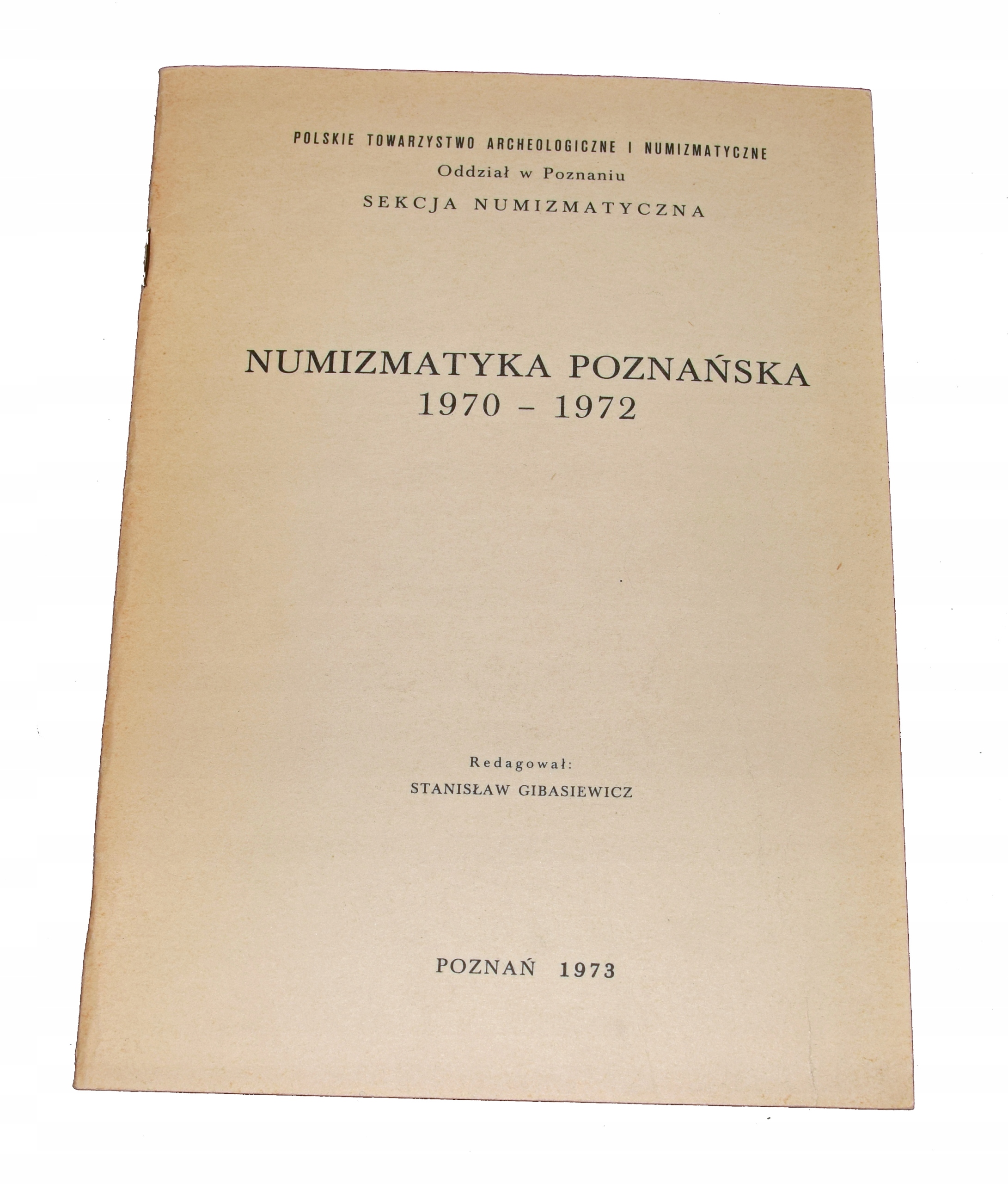 Numizmatyka Poznańska 1970 - 1972