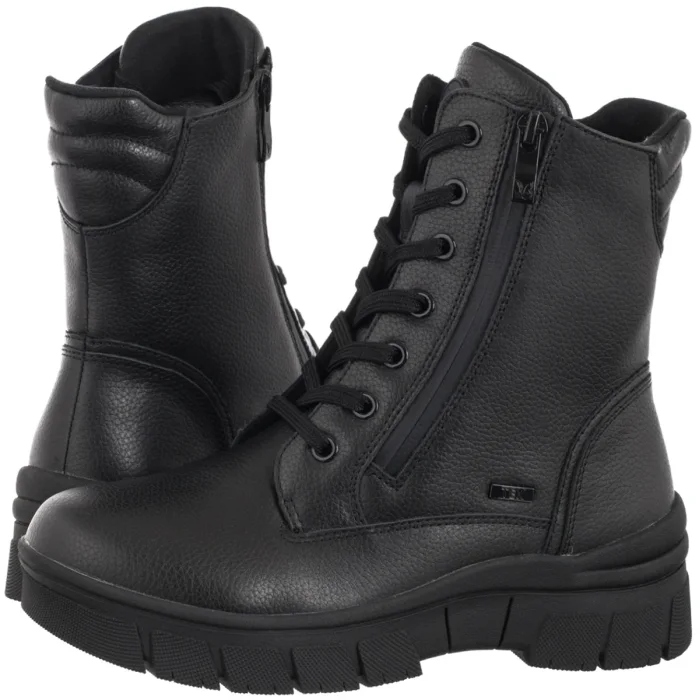 Kožené dámské Kotníkové Boty Caprice černé 9-26235-41 022 Black Nappa