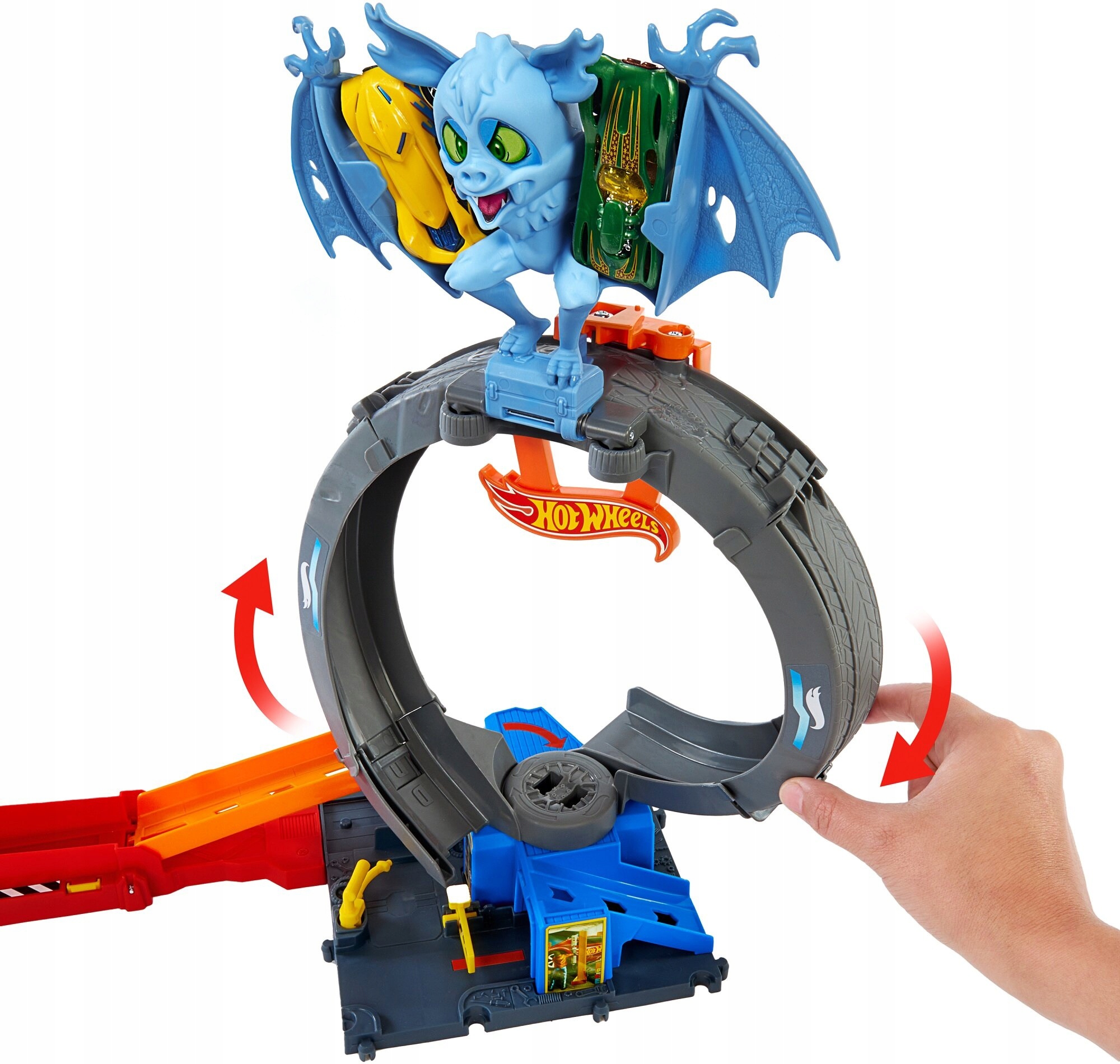 HOT WHEELS CITY TOR PĘTLA NIETOPERZA + AUTKO HTN78 Model Pętla Nietoperza