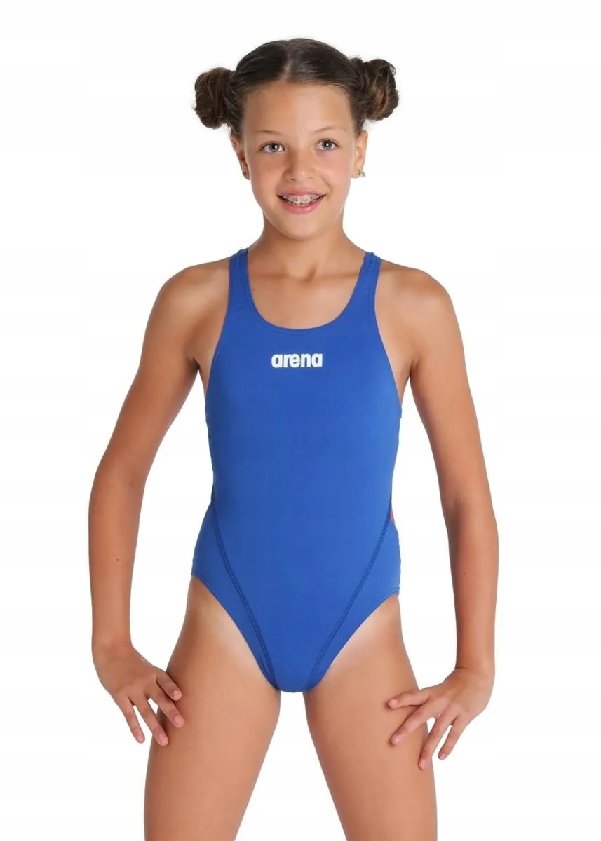 Kostium kąpielowy dziewczęcy Arena Tech Solid 128