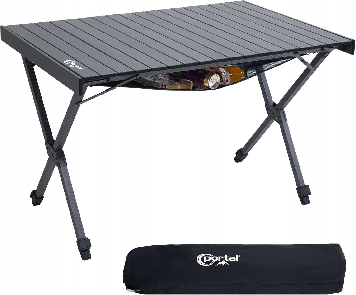 Turistický stůl Portal 108 x 71 x 68 cm černý