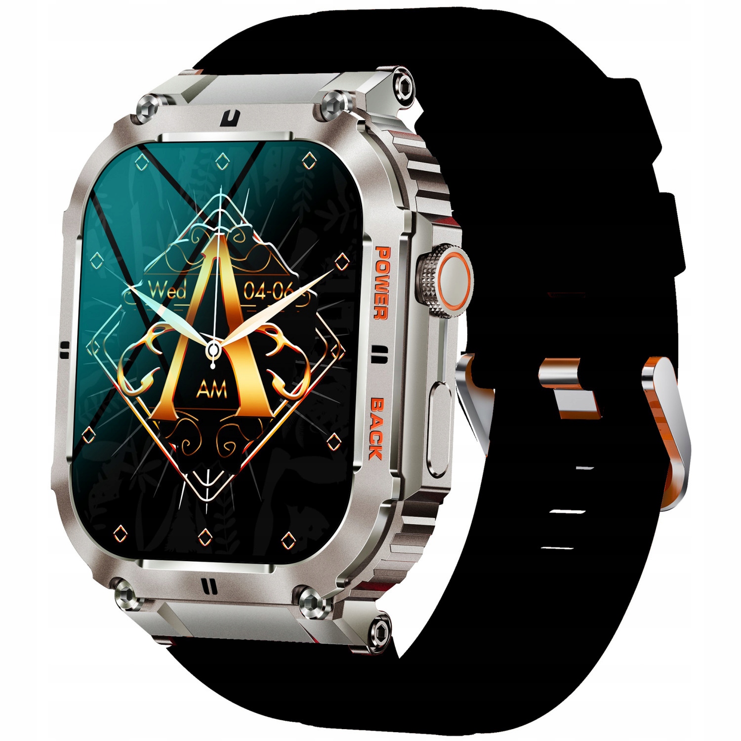 Chytré Hodinky Pánské Hagen HC71.111.534 černý pásek