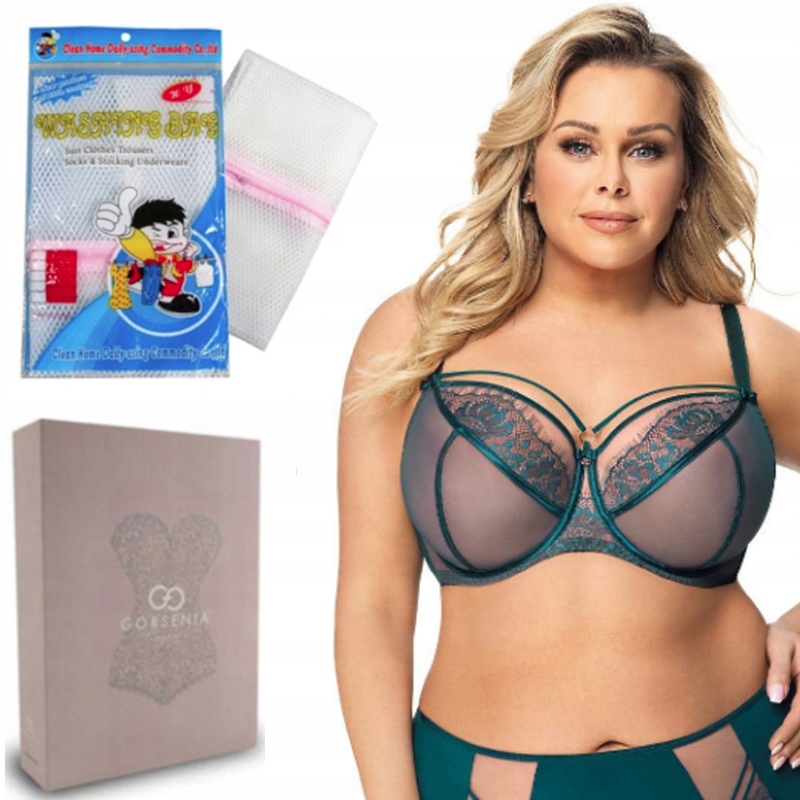 Biustonosz GORSENIA K496 PARADISE zielony 100F