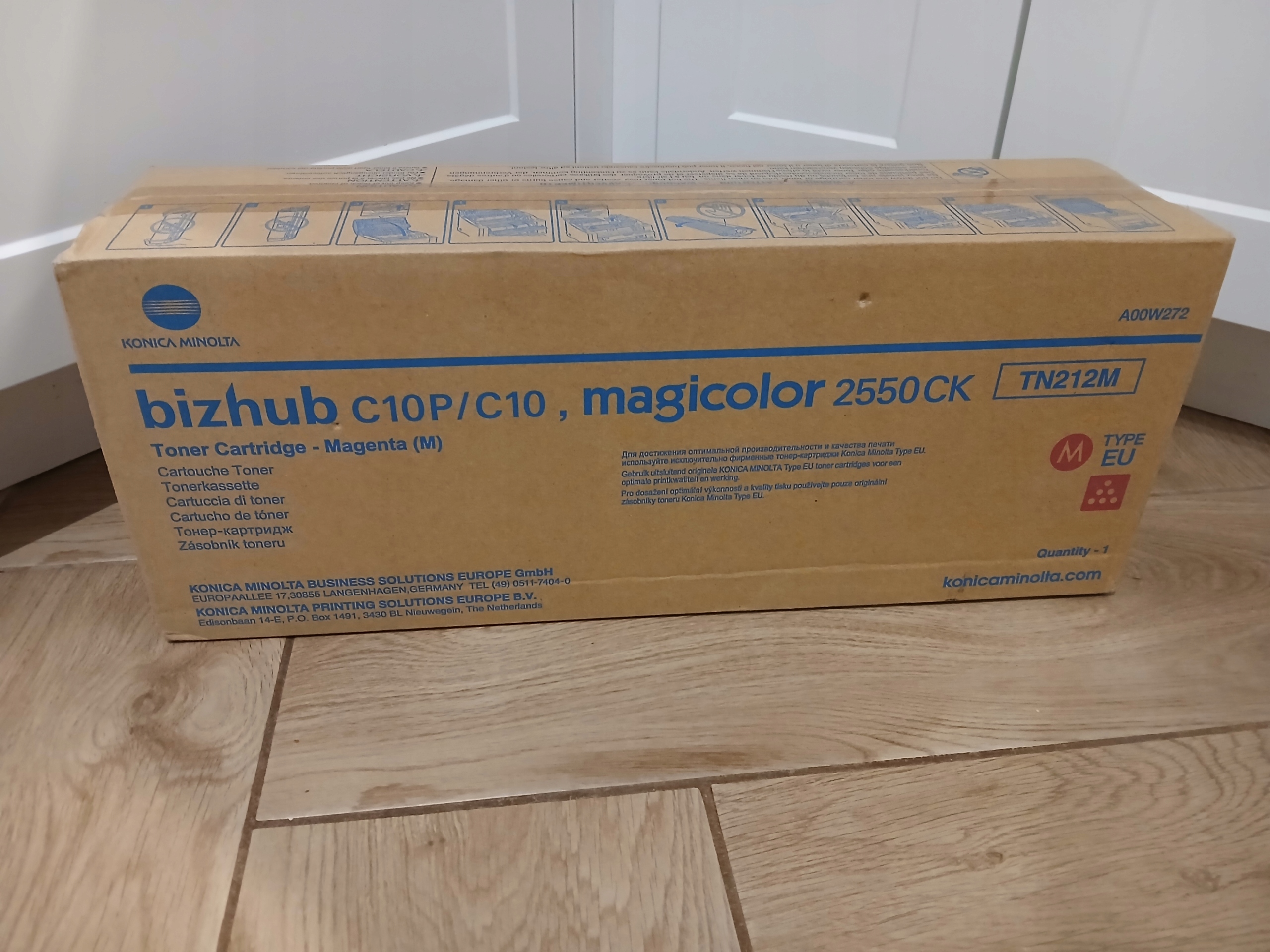 Toner Konica Minolta TN212M Magenta Originál A00W272 C10P C10